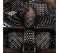 Alfombrilla De Coche Personalizada para Acura Mdx RDX Zdx RL TL Cdx ILX TLX Tsx Rsx, Alfombra, Accesorios De Cuero para Coche Antideslizante Coche(Beige Negro)
