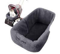 Alfombrilla de cochecito para mascotas - Gato magnético antideslizante, alfombra de cama, almohada reversible de felpa para cachorros, forro acolchado | Accesorio de viaje portátil para todas las