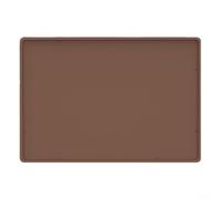 Alfombrilla de cocina de silicona para máquinas de café espresso que proporciona resistencia al calor y estabilidad antideslizante para evitar resbalones y arañazos (marrón)