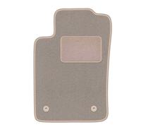 Alfombrilla de Conductor Beige para Peugeot 405 sedán, Familiar, Break (1987-1996)