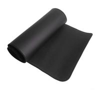 Alfombrilla de conexión a tierra con cable para puesta a tierra, almohadilla de terapia de suelo de cuero de carbono conductivo para dormir y yoga, alfombrilla antiestática con base de goma