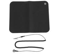 Alfombrilla de Conexión a Tierra para Escritorio, 9,8 X 11,8 Pulgadas, PU, reducción Estática, Alfombrilla de Ratón para Juegos con Conexión a Tierra, con Cable de Conexión a