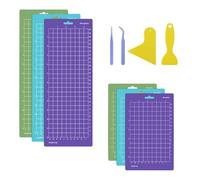 Alfombrilla de corte 6 piezas para Cricut Joy 4.5"X12"+4.5"X6.5", Standardgrip/Lightgrip/Stronggrip, alfombrillas de corte compatibles con accesorios Cricut Joy, alfombrilla de corte adhesivo de