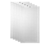 Alfombrilla de corte de repuesto, alfombrilla adhesiva transparente con rejilla de medición de 12 x 24 pulgadas para Silhouette Cameo Explore Plotter 5 unidades
