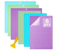 Alfombrilla de corte para cricut GIOVARA 6 Pcs 12 * 12 Pulgadas 32.6 cm x 34.5 cm Alfombrillas para cricut, Alfombrilla de Corte para la Máquina de Corte para cricut Joy Xtra Variety Grip Mat