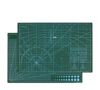 Alfombrilla de Corte Tapete de corte A3 doble cara, autocurativo, 5 capas, regla acolchada métrica/Imperial 45cm x 30cm, adecuada for tela tarjetas papel