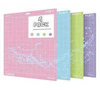 Alfombrilla de Cortede para Cricut Maker 3/Explore Air 2/3/One/Air 30.5x30.5cm, Multicolore Tapete de corte adhesivas antideslizantes Accesorios de repuesto para Cricut/Silhouette Cameo. (4 Piezas)