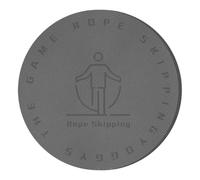 Alfombrilla de cuerda de salto Colchoneta acolchada for saltar la cuerda, ideal for interiores y exteriores, con absorción de impactos for ejercicios cruzados(60x60x0.8CM)