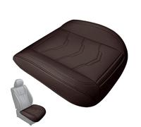 Alfombrilla de cuero para asiento inferior, cómoda protectora de asiento de coche, accesorios de coche para minivan, coches de carreras, sedán, camiones, caravanas