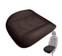 Alfombrilla de cuero para asiento inferior, de piel antideslizante para asiento delantero de coche, protectores de coche para sedán, minivan, coches de carreras, camiones, SUV