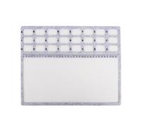 Alfombrilla de diseño de cuentas para manualidades con guías de medición, superficies a prueba de derrames, bandeja de abalorios, ideal para creaciones intrincadas de joyería, organizador portátil de