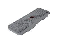 Alfombrilla de drenaje de fregadero de silicona flexible y flexible; Drena el agua rápidamente, a prueba de salpicaduras y antideslizante; Área de cobertura grande(#11(43cm*15cm))