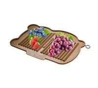 Alfombrilla de drenaje de silicona, almohadilla de secado de platos resistente al calor, bandeja de encimera de cocina, resistente al calor, colector de agua antideslizante, ideal para cocina, zona de