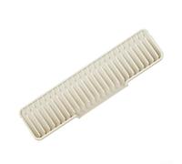 Alfombrilla de drenaje para fregadero de cocina, colocación frontal y lateral con silicona homogénea para un rendimiento constante con el tiempo (blanco - 35 x 6 cm)