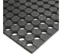 Alfombrilla de drenaje Unimat COBA, altura 10 mm, negro