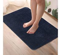 Alfombrilla de Ducha, Alfombra de Ducha Absorbente, alfombras baño Microfibra Suave, Alfombra, Alfombrillas Que no se desprenden, for(Dark Blue,50x80cm)