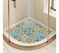 Alfombrilla de Ducha de Lufa de PVC Antideslizante con Múltiples Orificios de Drenaje Alfombrilla de Baño Antideslizante para Ducha Interior Alfombrillas de Ducha Antideslizantes para Personas Mayore