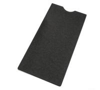 Alfombrilla de ducha de PVC, 40 x 100 cm, secado rápido | 200 ventosas fuertes, agarre antideslizante en superficies lisas, evita accidentes en la bañera (gris-negro)
