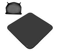 Alfombrilla de ducha plegable para caravana, impermeable, antideslizante, 39 x 39 pulgadas, para piscina, sauna, playa, caravana, camping, bebé, ancianos, adultos, tienda de aventura