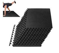 Alfombrilla de ejercicio de 11,81 pulgadas, goma EVA, base deportiva, alfombrilla de goma EVA que absorbe los golpes, proporciona comodidad segura para entrenamientos, yoga, danza y zonas de juego en