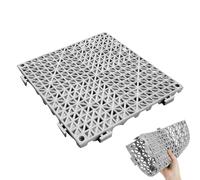 Alfombrilla de empalme para suelo - Gym Interlocking Mat Tiles Waterproof | No Slip Shower Floor Tiles Workout Mats | Entrecerramiento Floors Tiles For Home Gym For Game Rooms | Basements, Courtyard