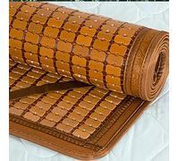 Alfombrilla de enfriamiento de bambú para cama, almohadilla de dormir de ratán de doble cara, cubrecolchón portátil y ecológico para sala de estar, tamaño compacto individual y queen