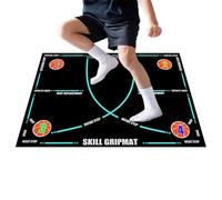 Alfombrilla de entrenamiento de baloncesto, herramienta de entrenamiento deportivo con pelota, alfombrilla de práctica para entrenamientos de baloncesto, patrón de pasos de alta visibilidad, equipo