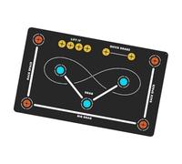 Alfombrilla de entrenamiento de fútbol, 80 x 120 cm, antideslizante, silenciosa, equipo de práctica de hockey, para gimnasio al aire libre, campo, parque infantil, adolescentes, niños, niñas y adultos