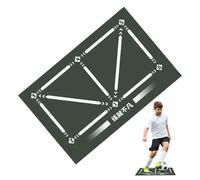 Alfombrilla de entrenamiento de fútbol | Alfombrilla de entrenamiento de fútbol antideslizante | Alfombrilla silenciosa para dominio de pelota y agilidad | Alfombrilla de entrenamiento de 23.62 x