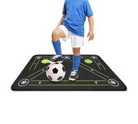 Alfombrilla de entrenamiento de fútbol, estación de habilidades portátil, fiable con función de absorción de golpes, atlética antideslizante, accesorio deportivo juvenil con diseño moderno, producto