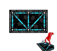 Alfombrilla de entrenamiento de fútbol,Tapete de Entrenamiento de Pasos de Fútbol,alfombrilla de entrenamiento antideslizante,40 x 60 cm,Football Matte,Fußball Trainingsmatte