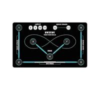 Alfombrilla de entrenamiento para hockey - Alfombrilla de control para hockey sobre césped, antideslizante para la gestión del bastón, equipo de entrenamiento antideslizante para interiores y