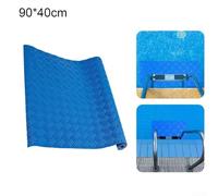 Alfombrilla de escalera de piscina para piscinas, almohadilla de PVC con textura antideslizante con tamaño de corte para seguridad junto a la piscina, baño y cocina (90 x 40 cm)