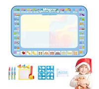 Alfombrilla de escarno de agua - No colorear, reutilizable de dibujo | Mesa de dibujo de agua reutilizable, grandes superficies para colorear, juego creativo interior, sesiones de arte para Bambi