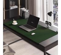 Alfombrilla de escritorio antideslizante con protector de bordes, protector de mesa de oficina de cuero, alfombrilla de mouse para teclado de laptop, alfombrilla de escritura suave e impermeable