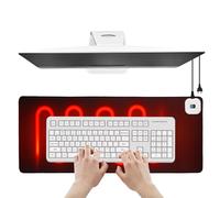 Alfombrilla de escritorio climatizada, alfombrilla de ratón con función de calefacción, alfombrilla de ratón con calefacción, almohadilla de protección de mesa de 80 x 33 cm, almohadilla de protección