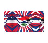 Alfombrilla de escritorio con estampado de banderas de Costa Rica, ideal para alfombrilla de mouse grande, alfombrilla horizontal de goma de gran tamaño de 16 x 29.5 pulgadas, oficina