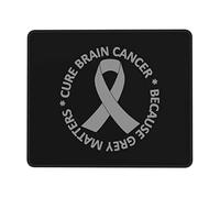 Alfombrilla De Escritorio, Concientización sobre El Cáncer Cerebral Tumor Cerebral Alfombrilla De Ratón Multifuncional Alfombrilla Raton Professional Alfombrilla Ratón para Gamers 25X30Cm