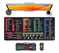 Alfombrilla de escritorio en inglés para Excel, Word, PPT, hoja de trucos, alfombrilla de escritorio en inglés para Excel, Word, PPT, Windows, alfombrilla de ratón en inglés para Excel, accesorios de