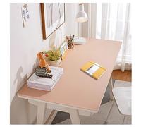 Alfombrilla de Escritorio Grande Cuero, Estera de Protección Escritorio, Tapete Mesa Escritorio para Escribir, Alfombrilla Ratón Grande PU Cuero, Impermeable Protector, Bloc de Notas (70x120cm,Pink)