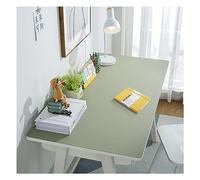Alfombrilla de Escritorio Grande Cuero, Estera de Protección Escritorio, Tapete Mesa Escritorio para Escribir, Alfombrilla Ratón Grande PU Cuero, Impermeable Protector, Bloc de Notas (90x180cm,Light G