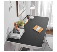 Alfombrilla de Escritorio Grande Cuero, Estera de Protección Escritorio, Tapete Mesa Escritorio para Escribir, Alfombrilla Ratón Grande PU Cuero, Impermeable Protector, Bloc de Notas (75x120cm,Black)