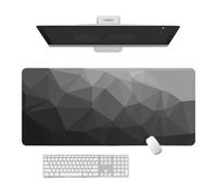 Alfombrilla de Escritorio Minimalista XXL 100x50cm - Tapete para Gaming, Teclado y Ratón de Ordenador(Triangle SS (1),900x350x2mm)