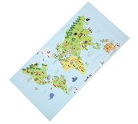 Alfombrilla de Escritorio para Niños,80 x 40 cm Mapa del mundo,Acuario Alfombrilla Impermeable para Escritorio,vade de doble cara de piel sintética,Se puede limpiar