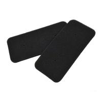 Alfombrilla de esponja de espuma para secadora compatible con modelos Candy 40006731, lavable, color negro, accesorio de repuesto para intercambiador de calor, captura de pelusas, 275 x 125 x 10 mm