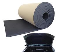 Alfombrilla de espuma insonorizada, almohadilla de espuma acústica ignífuga para control de ruido, alfombrilla de espuma de aislamiento acústico, protección térmica para techo de coche, puerta, capó,