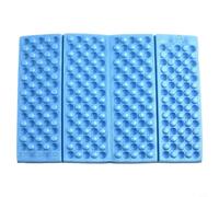 Alfombrilla de espuma plegable a prueba de humedad para camping, senderismo, asientos de estadio. Almohadilla de dormir ligera XPE, cojín plegable portátil para uso en exteriores (rojo)