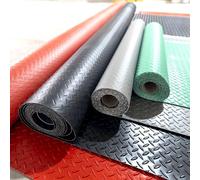 Alfombrilla de estacionamiento impermeable, alfombrilla de garaje de PVC para resistencia al agua y a las manchas, ideal para garaje, almacén, gimnasios y barcos