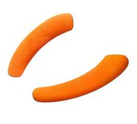 Alfombrilla de felpa suave para asiento de inodoro, lavable, reutilizable y electrostática para la mayoría de inodoros estándar, uso en el baño, todas las estaciones (naranja)