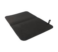 Alfombrilla de fieltro para sauna diseñada para la gestión de la humedad en salas de sauna, zonas de ducha y entornos de baño de vapor (negro)